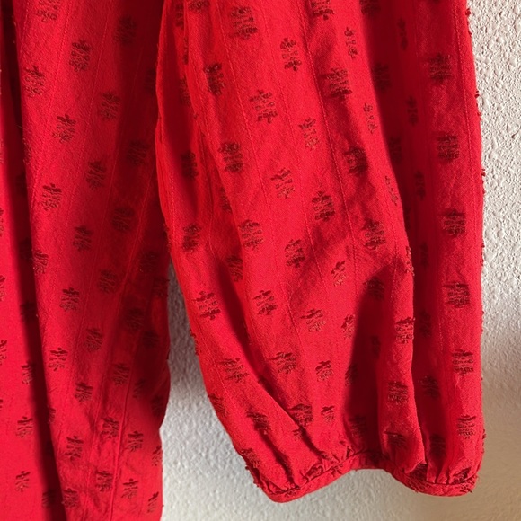 Universal Goods Thread Co Bright Burnt Orange/Red Top in Size M - Good Condition - Picture 5 of 12